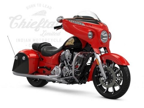 Indian Chieftain Limited Wildfire Red over Thunder Black